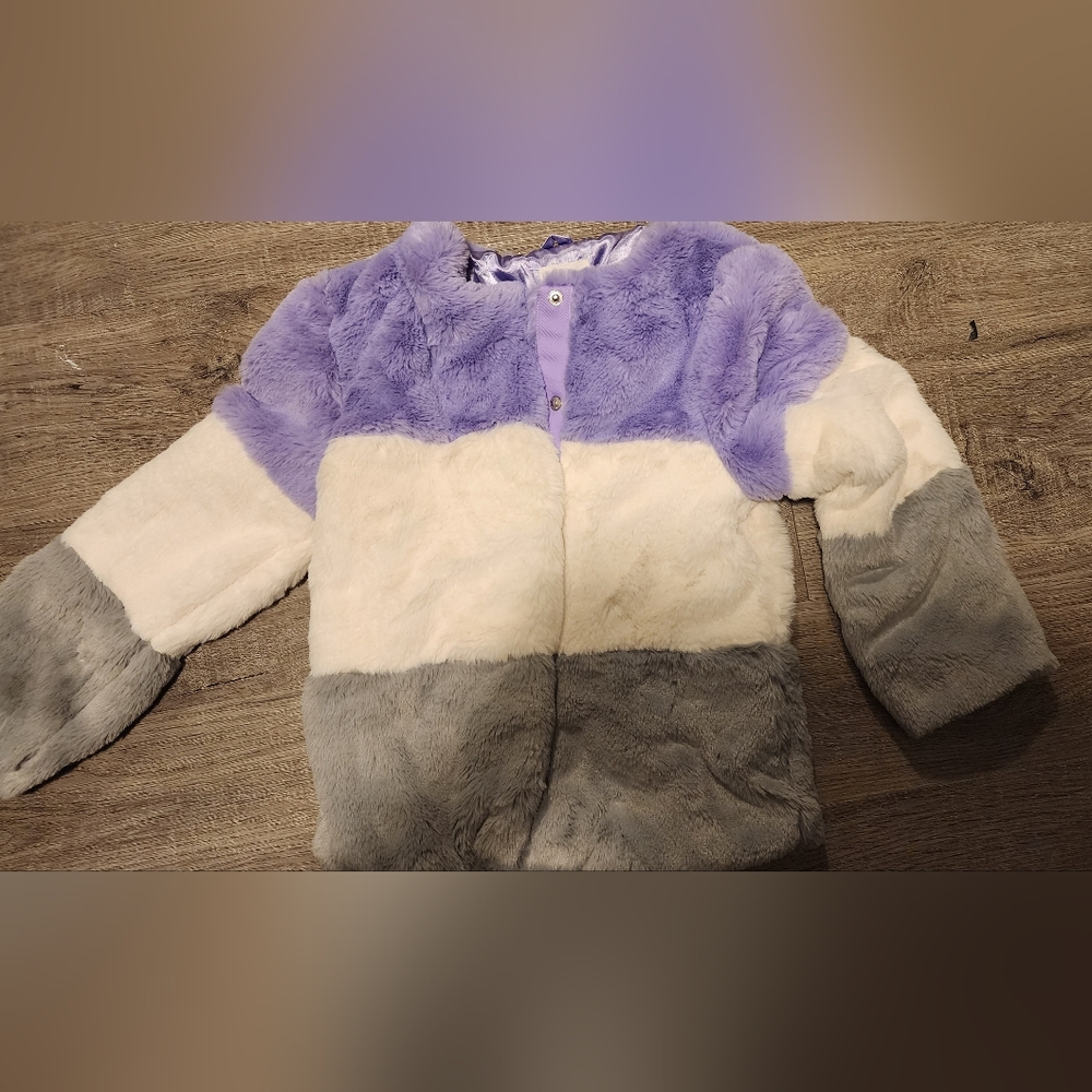 Girls NWT plush sweater